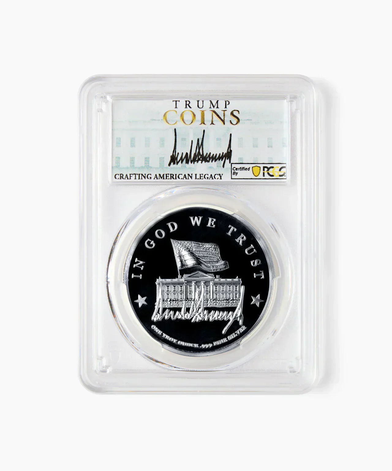 President Trump First 2025 Edition Silver Collectible Medallion