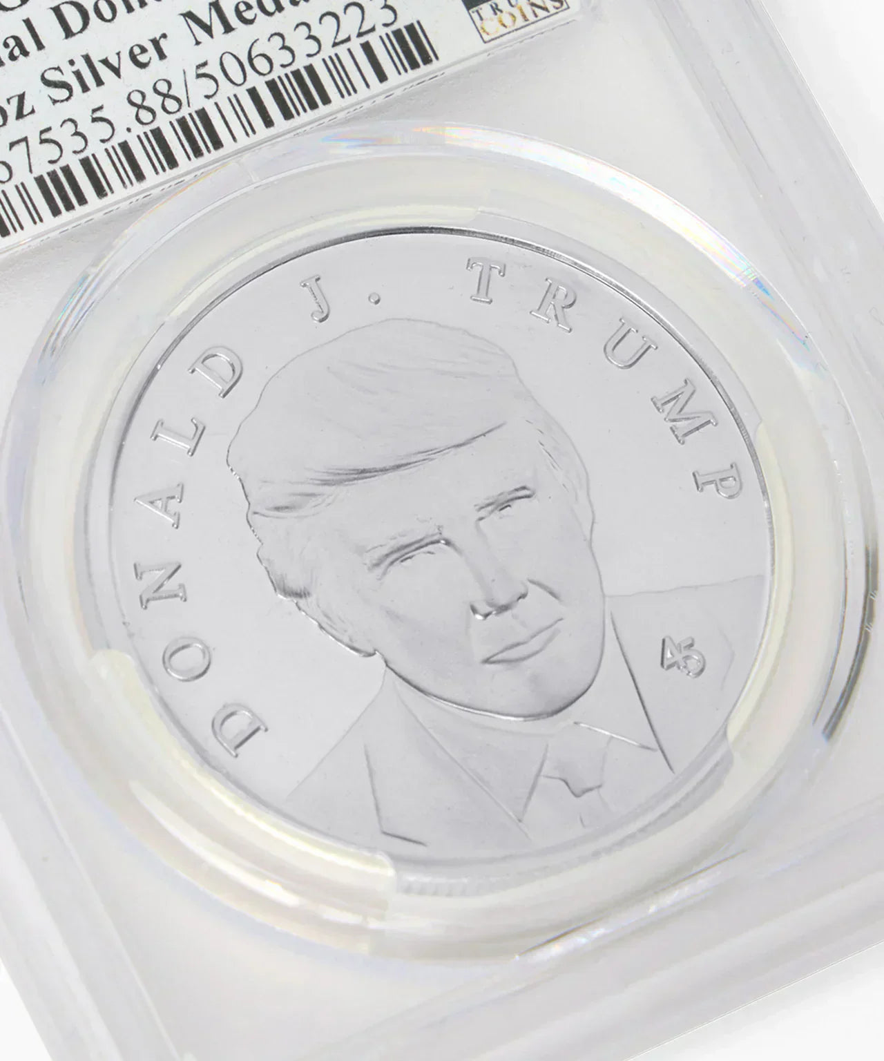 President Trump First 2025 Edition Silver Collectible Medallion