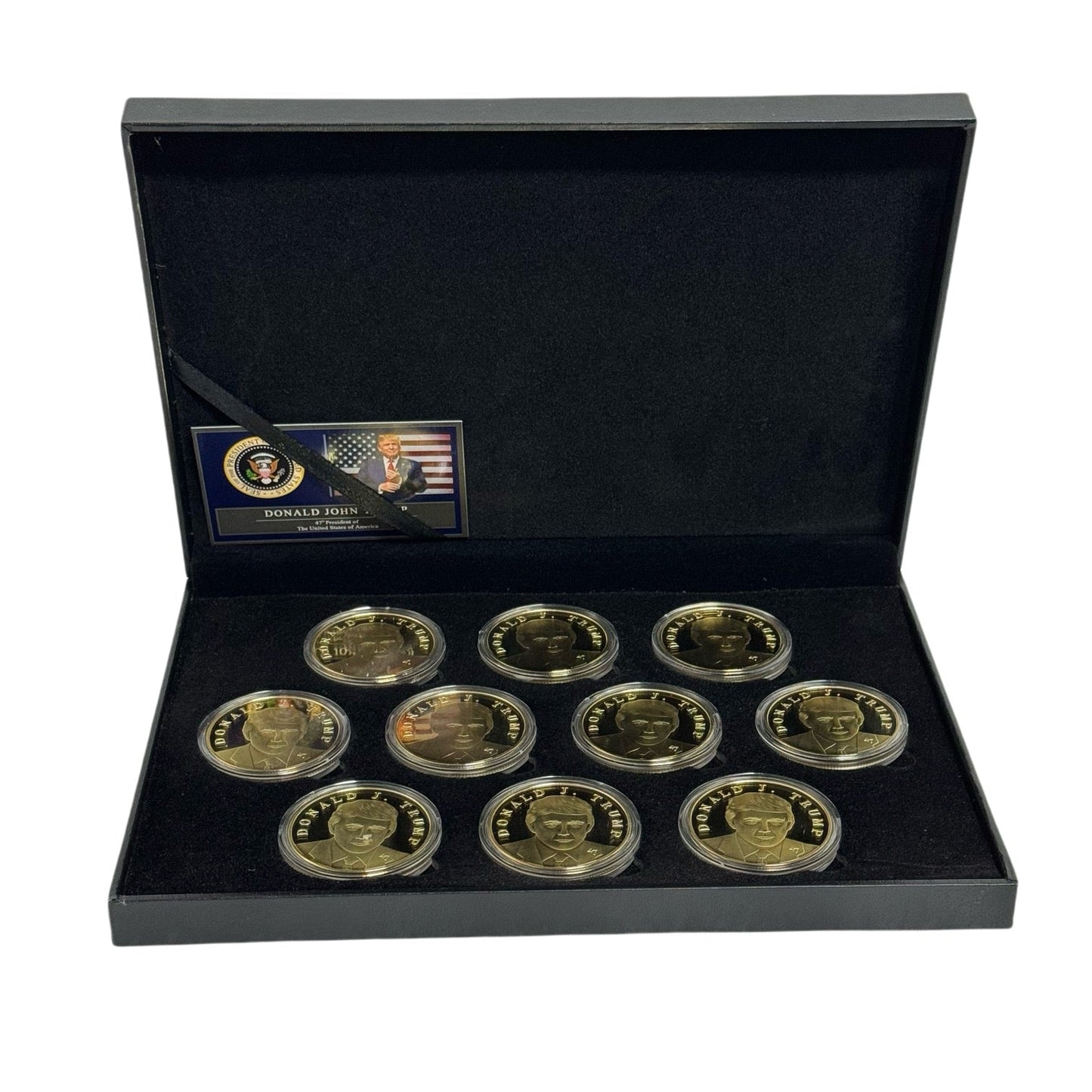 Collectible Donald Trump Treasure Box 47 President Edition - Certified