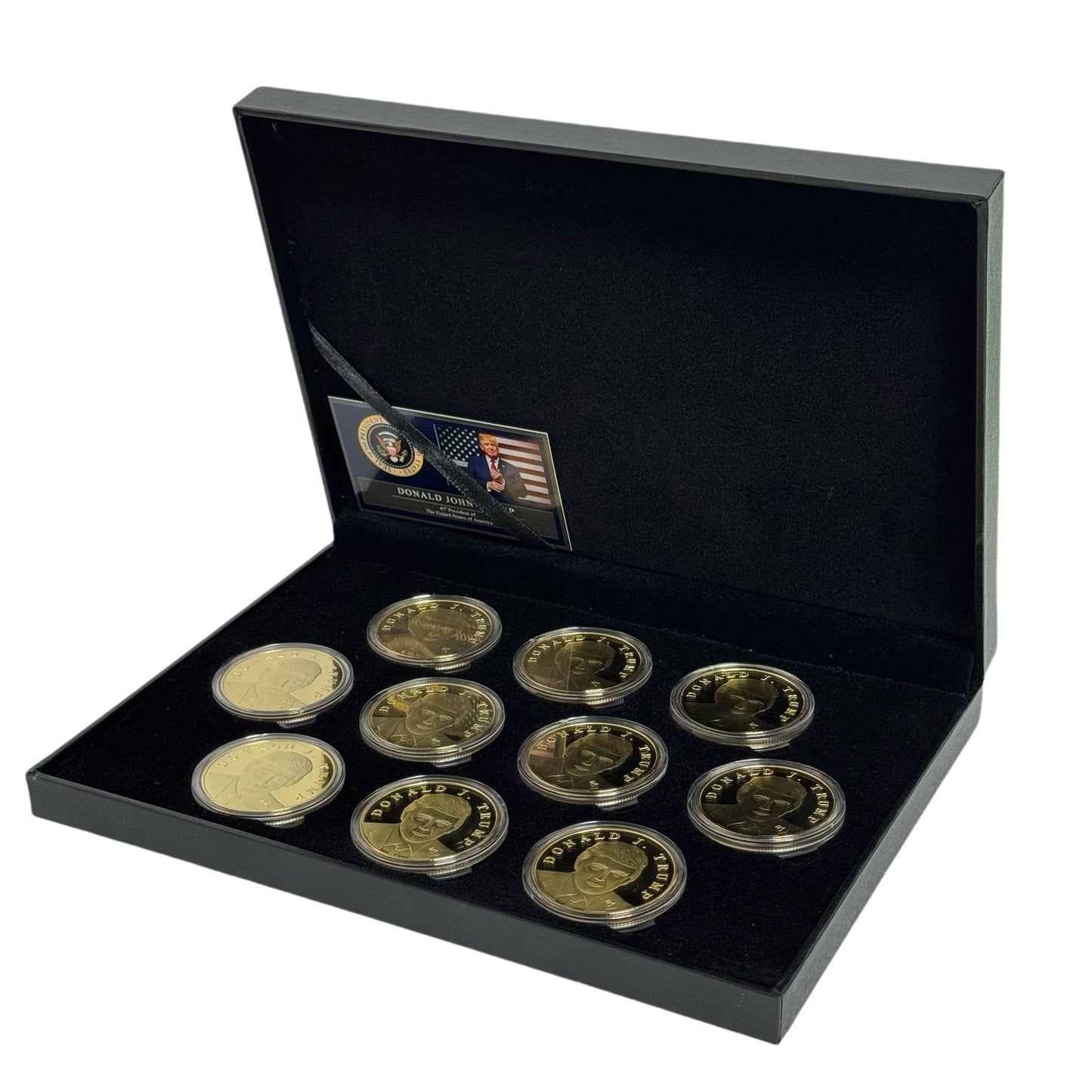 Collectible Donald Trump Treasure Box 47 President Edition - Certified