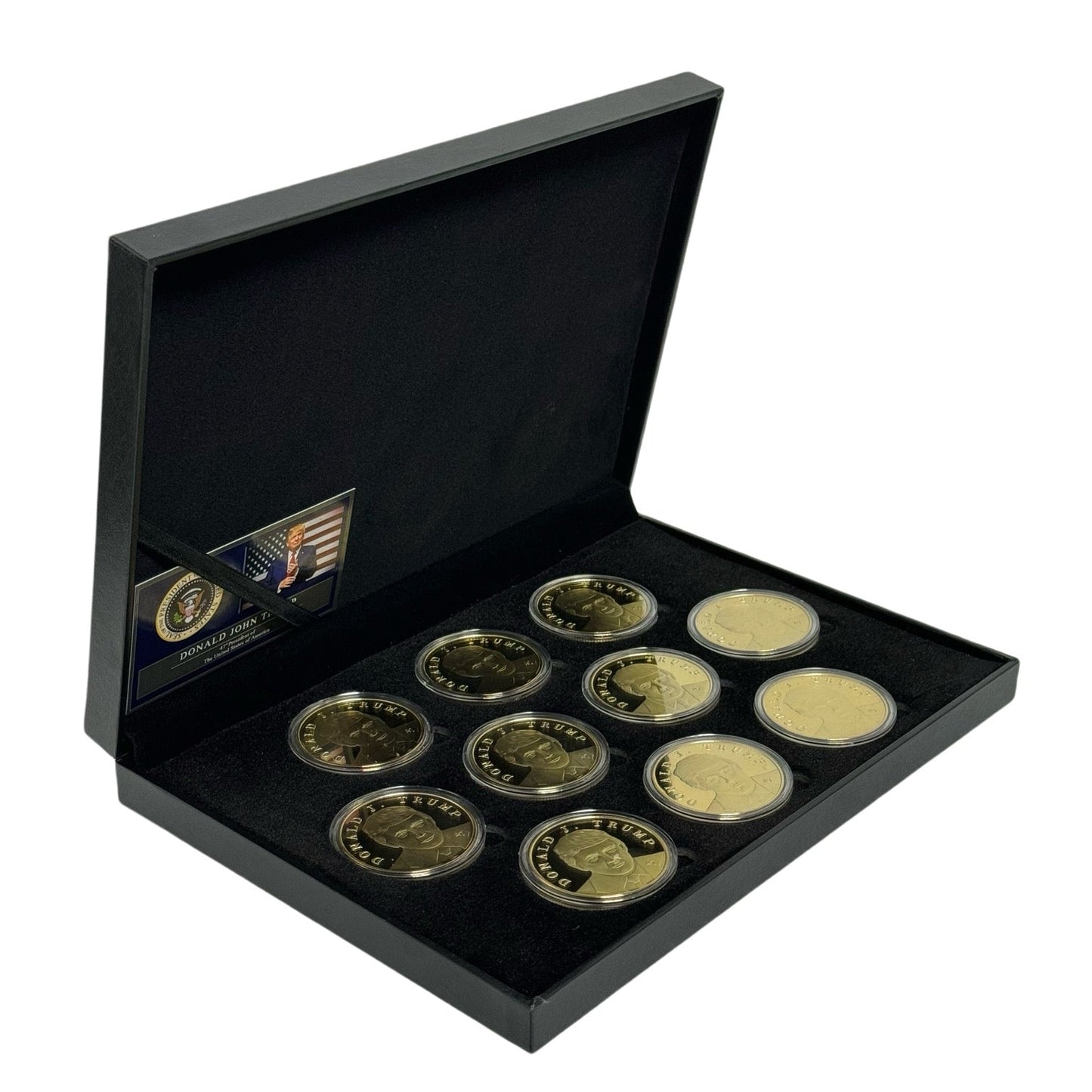 Collectible Donald Trump Treasure Box 47 President Edition - Certified