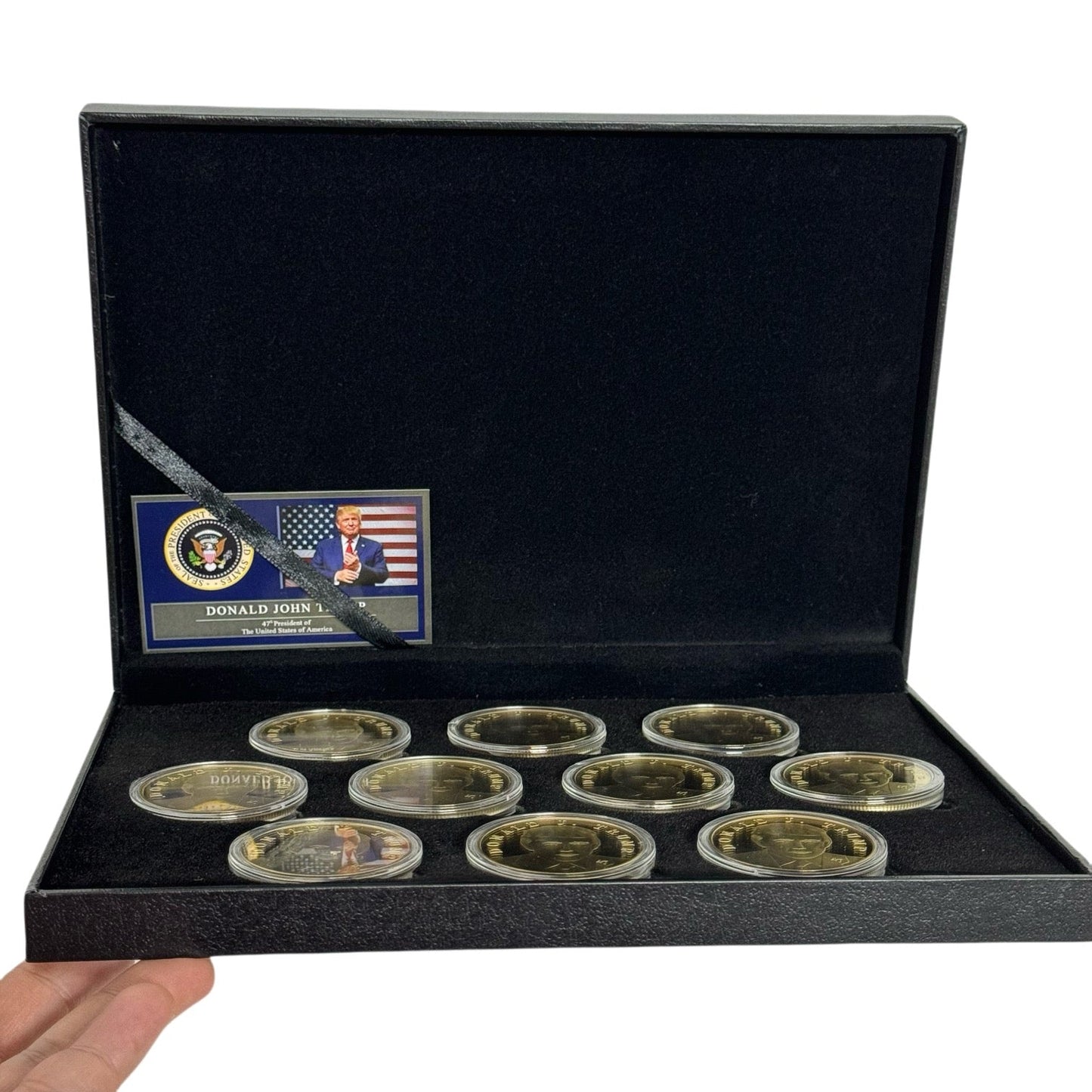 Collectible Donald Trump Treasure Box 47 President Edition - Certified