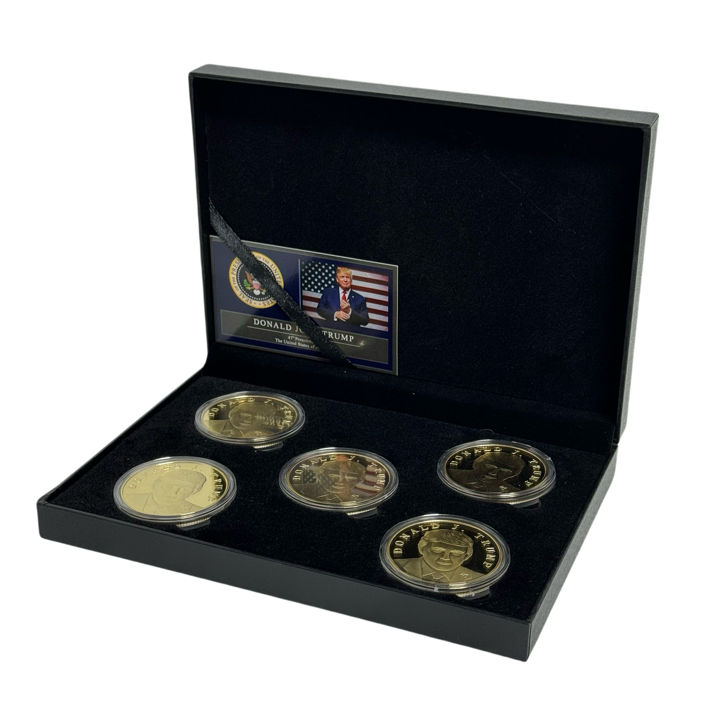Collectible Donald Trump Treasure Box 47 President Edition - Certified