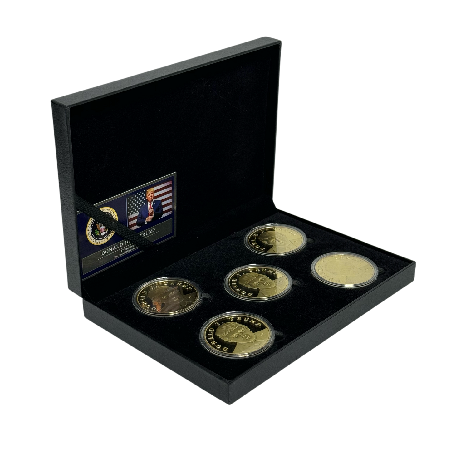 Collectible Donald Trump Treasure Box 47 President Edition - Certified