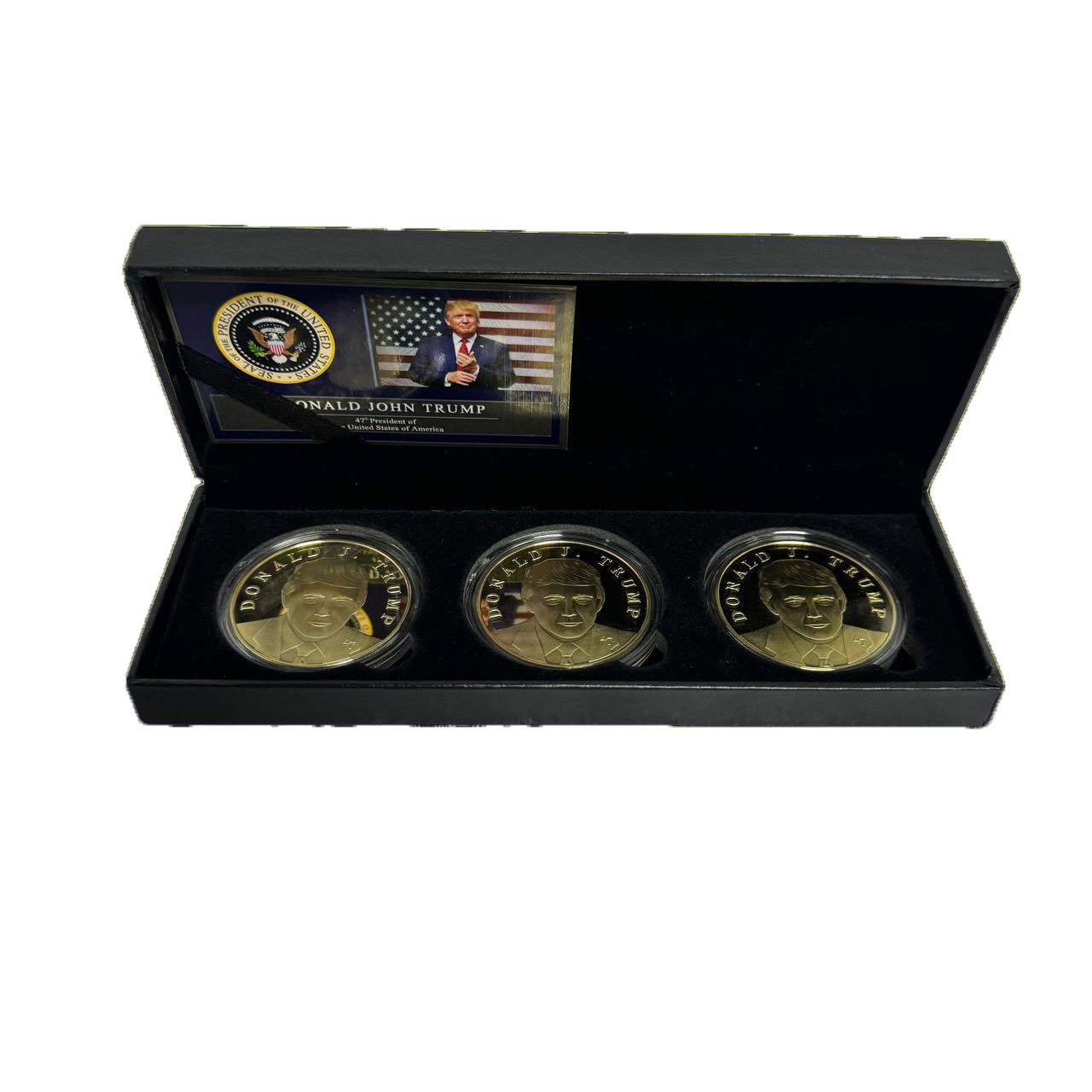 Collectible Donald Trump Treasure Box 47 President Edition - Certified