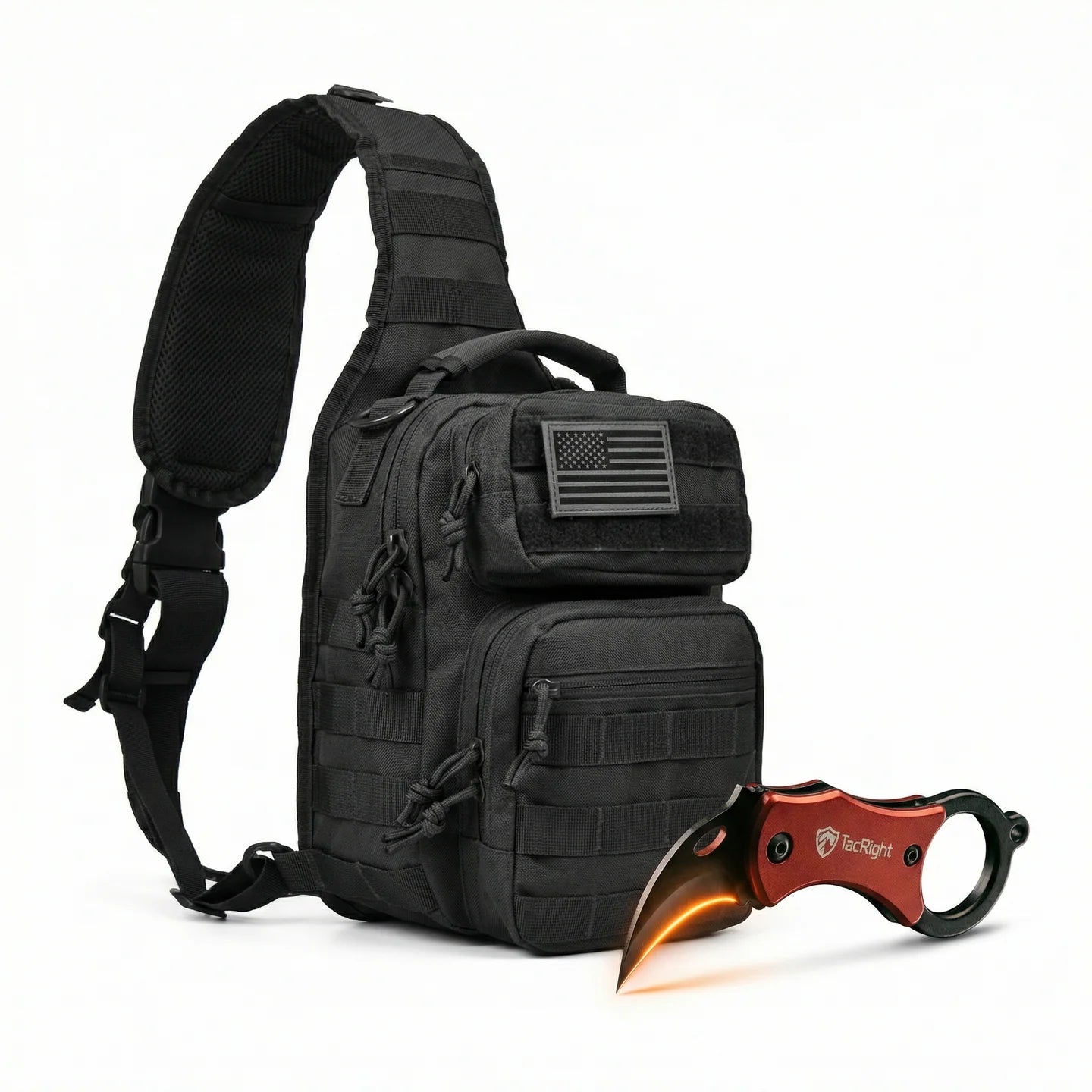 FREE Military Shoulder Bag + StrikePocket Knive